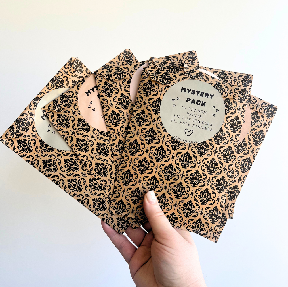 Mystery Pack - 10 Items - Stickers & Prints