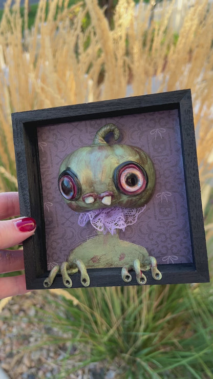 Meeps- 3D Framed Pumpkin