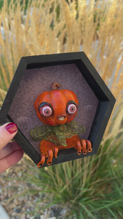 Roland- 3D Framed Pumpkin