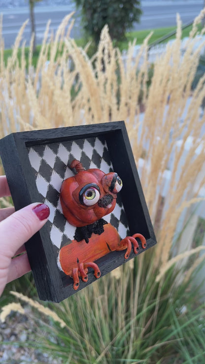 Paco- 3D Framed Pumpkin